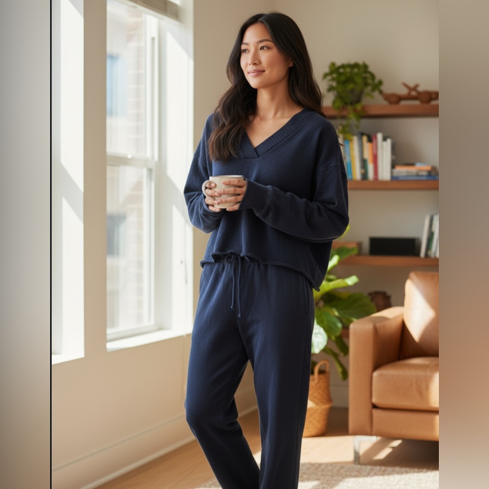 Project Social T Navy Lounge Set